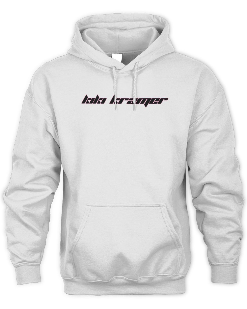 Kiki Kramer Logo White Hoodie Sweatshirt