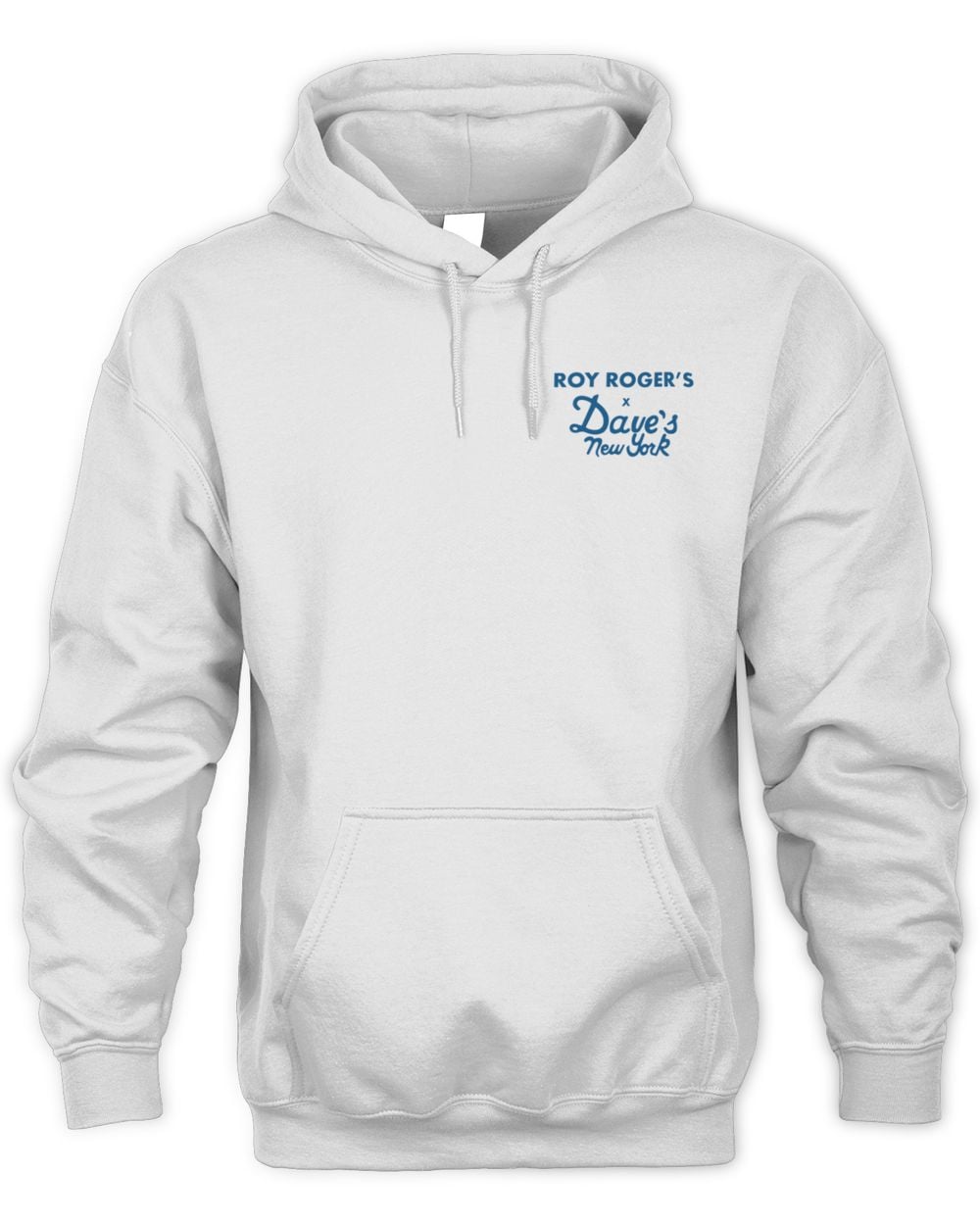 Roy Roger's X Dave's Collab "Crew" Hoodie White