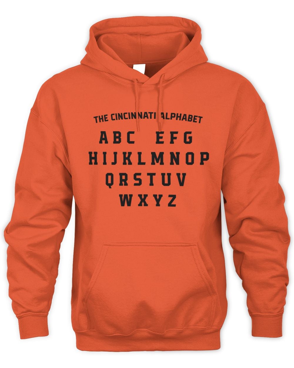 Cincy Shirts Shop The Cincinnati Alphabet Hoodie Sweatshirt