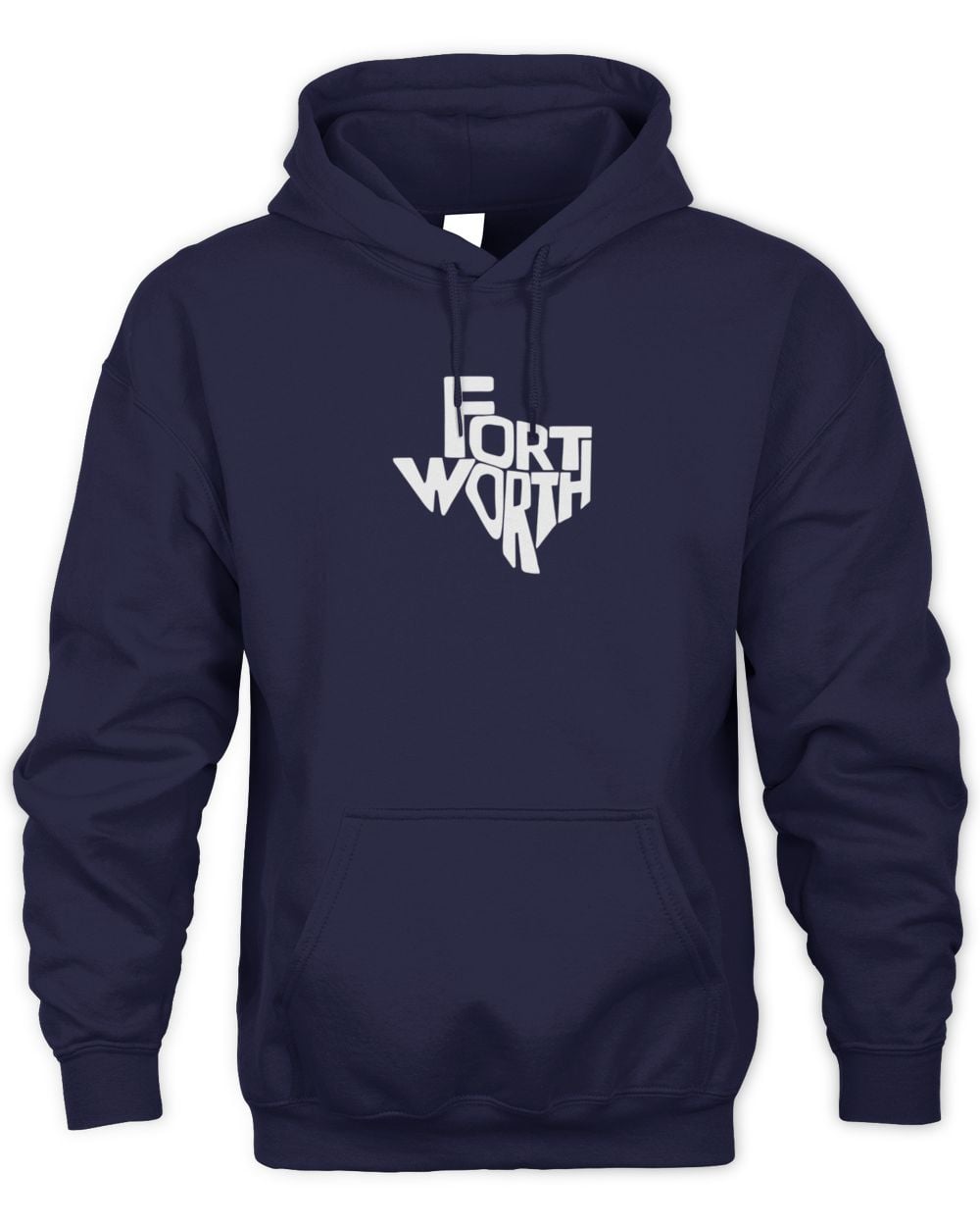 Fort Worth Locals Shop Fort Worth Texas State Hoodie Navy