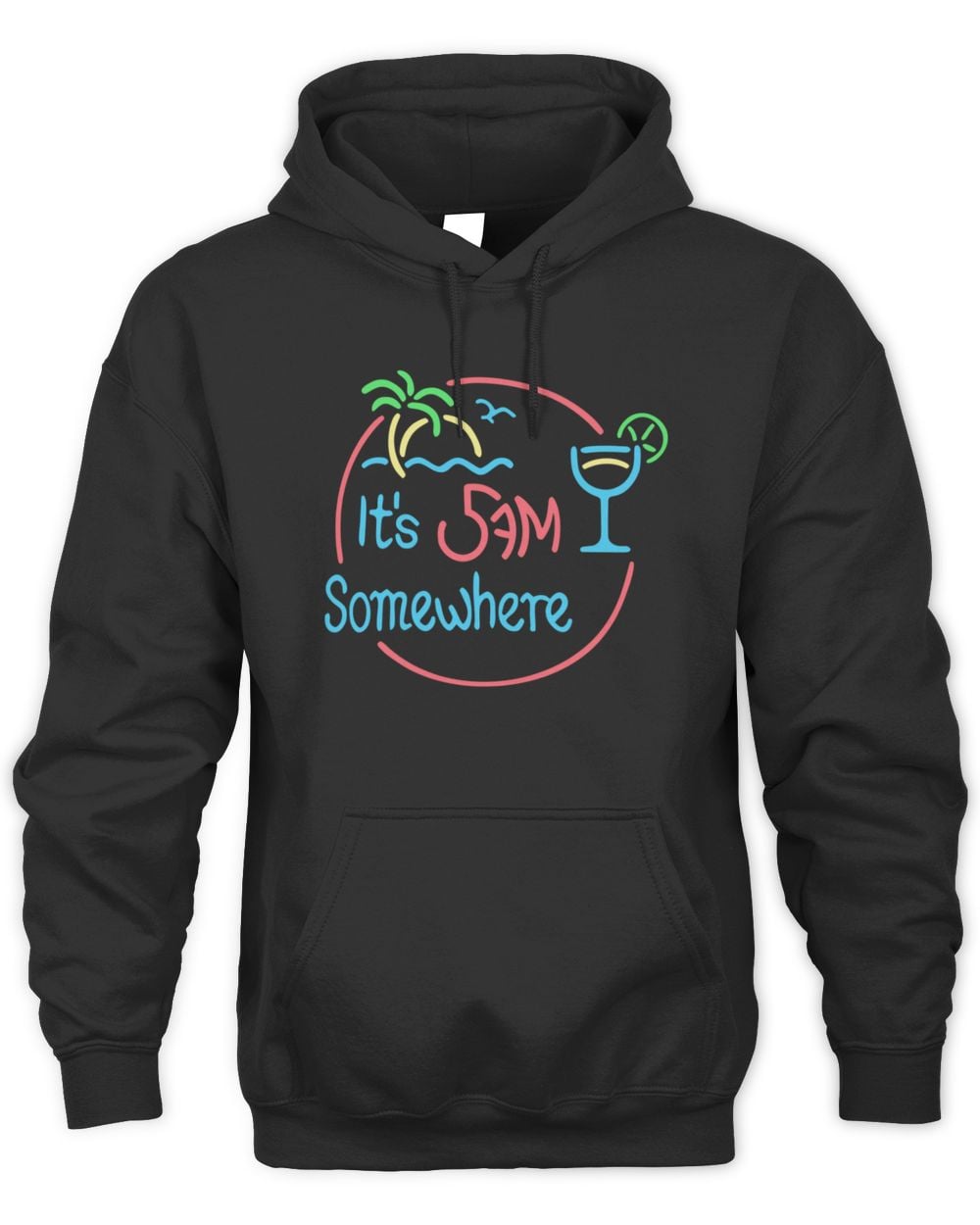 5AM Trio Merch 5AM Somewhere Hoodie Black
