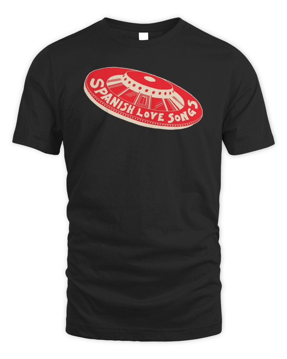 Spanish Love Songs UFO Black Tee