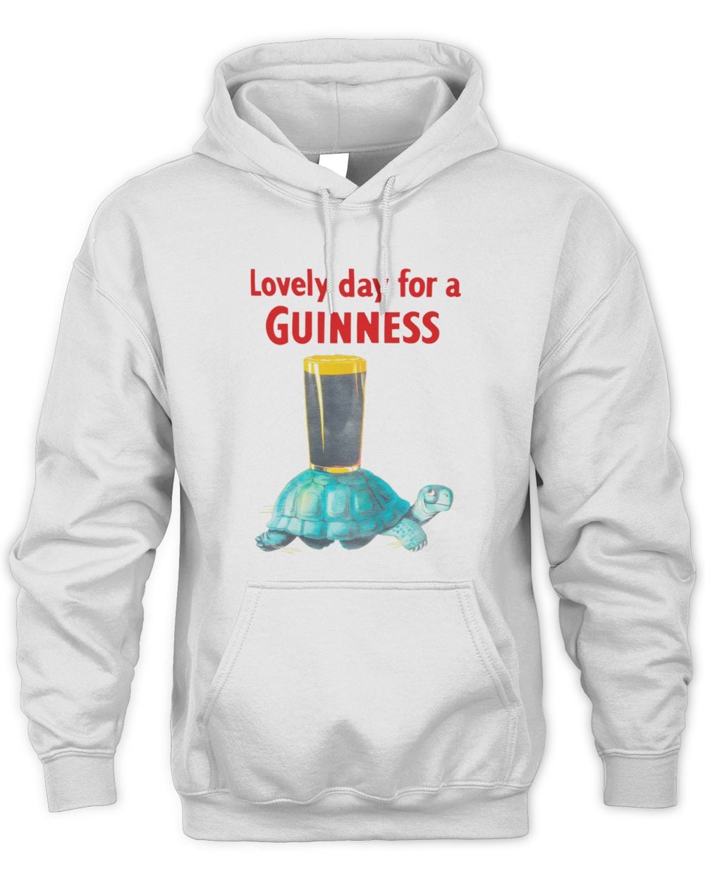 Guinness Lovely Day for a Guinness Turtle Hoodie Sweatshirt