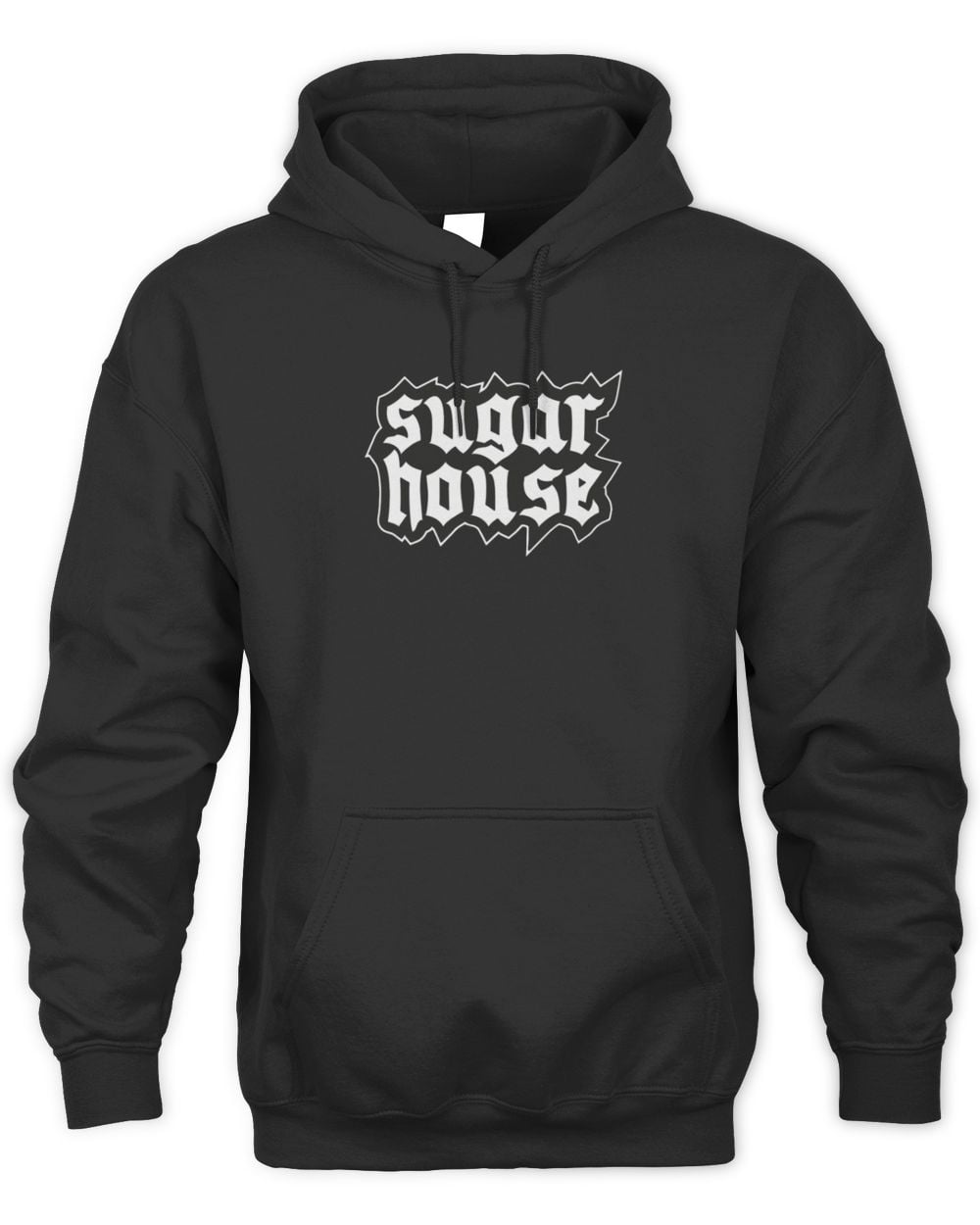 The Sugar House Spiked Black Hoodie