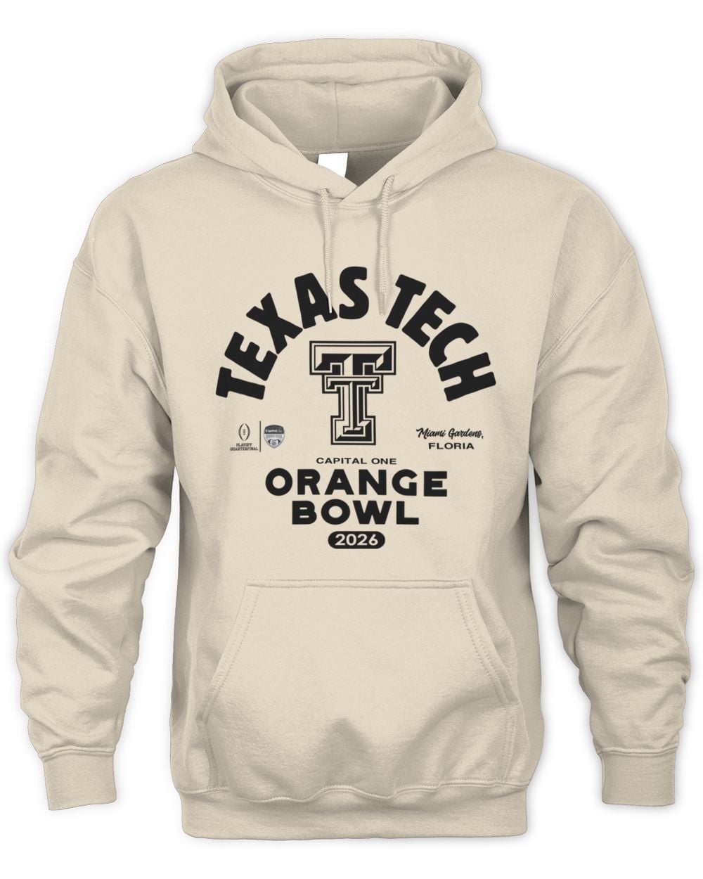 Texas Tech 2026 Capital One Orange Bowl Bound Official Hoodie
