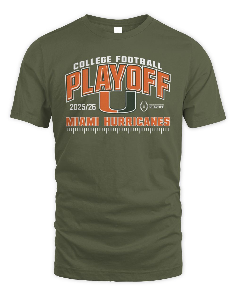 Miami Hurricanes 2025 Men's CFP (2) T-Shirt