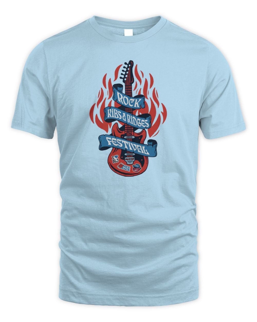 Rock Ribs And Ridges Festival "Guitar Banner" Shirt