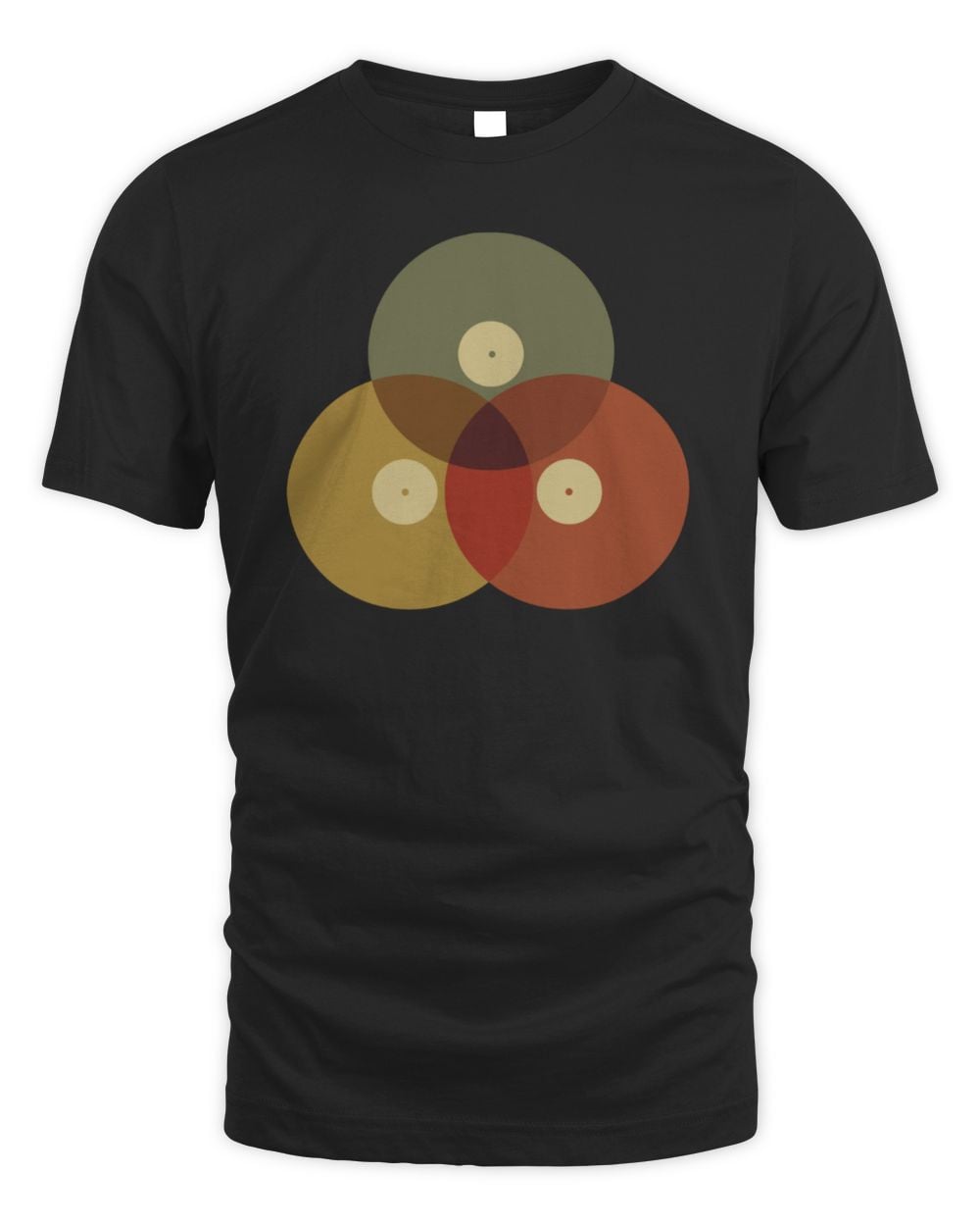 DJTees Record Collecting T-Shirt Black