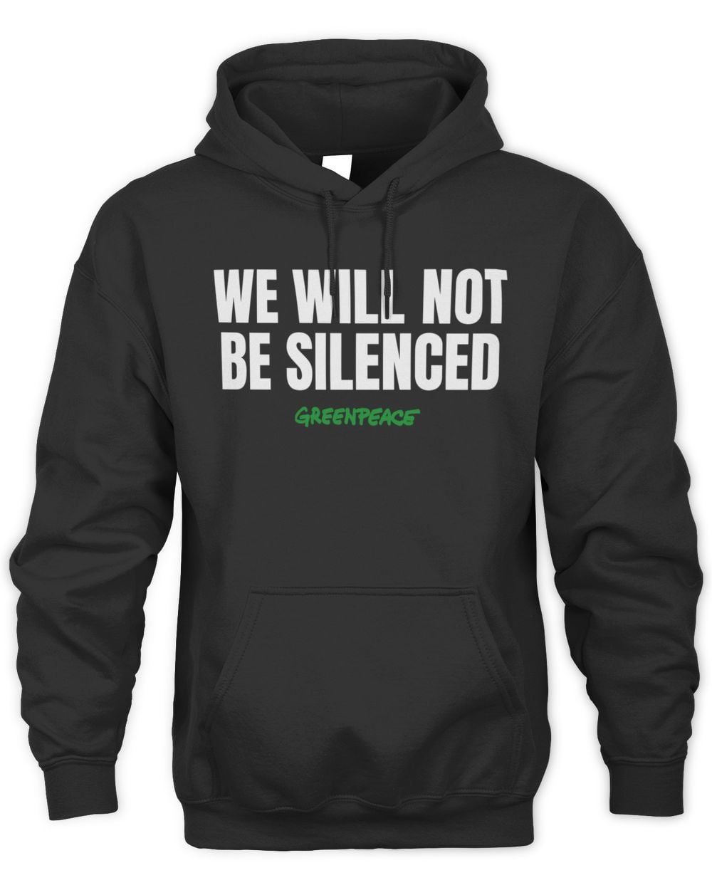 Greenpeace Shop We Will Not Be Silenced Hoodie