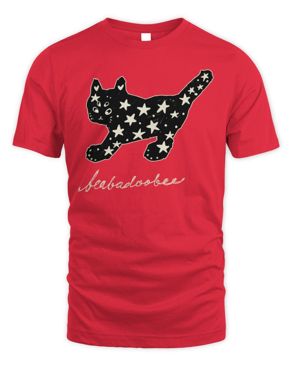 Beabadoobee Merch Space Cat Red T-Shirt