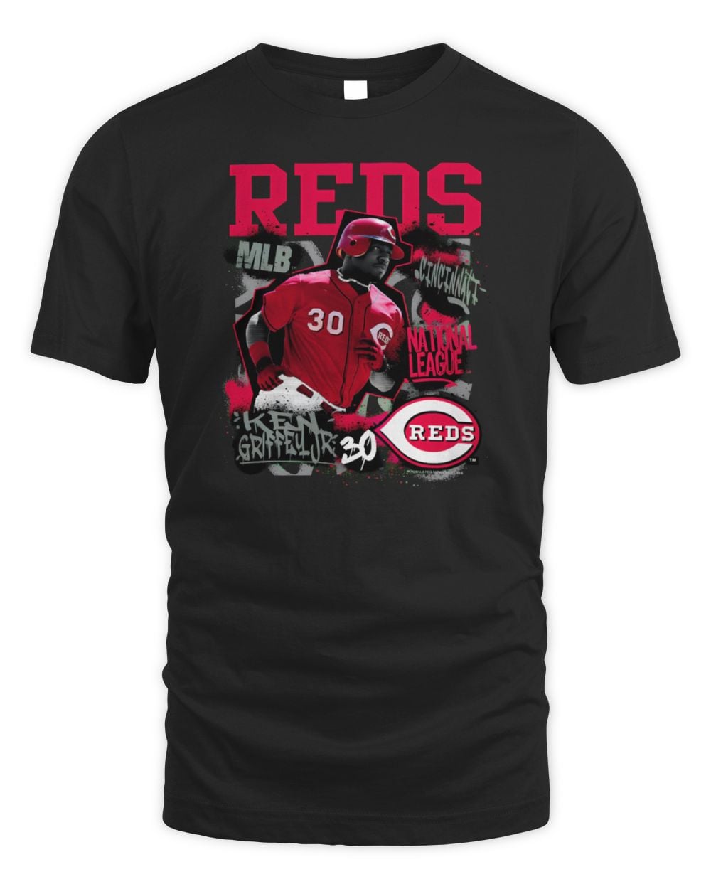 Ken Griffey Jr. Cincinnati Reds Cooperstown Star Moment T-Shirt