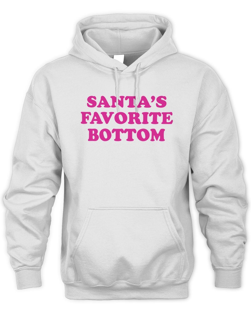 Santa's Favorite Bottom Hoodie Sweatshirt