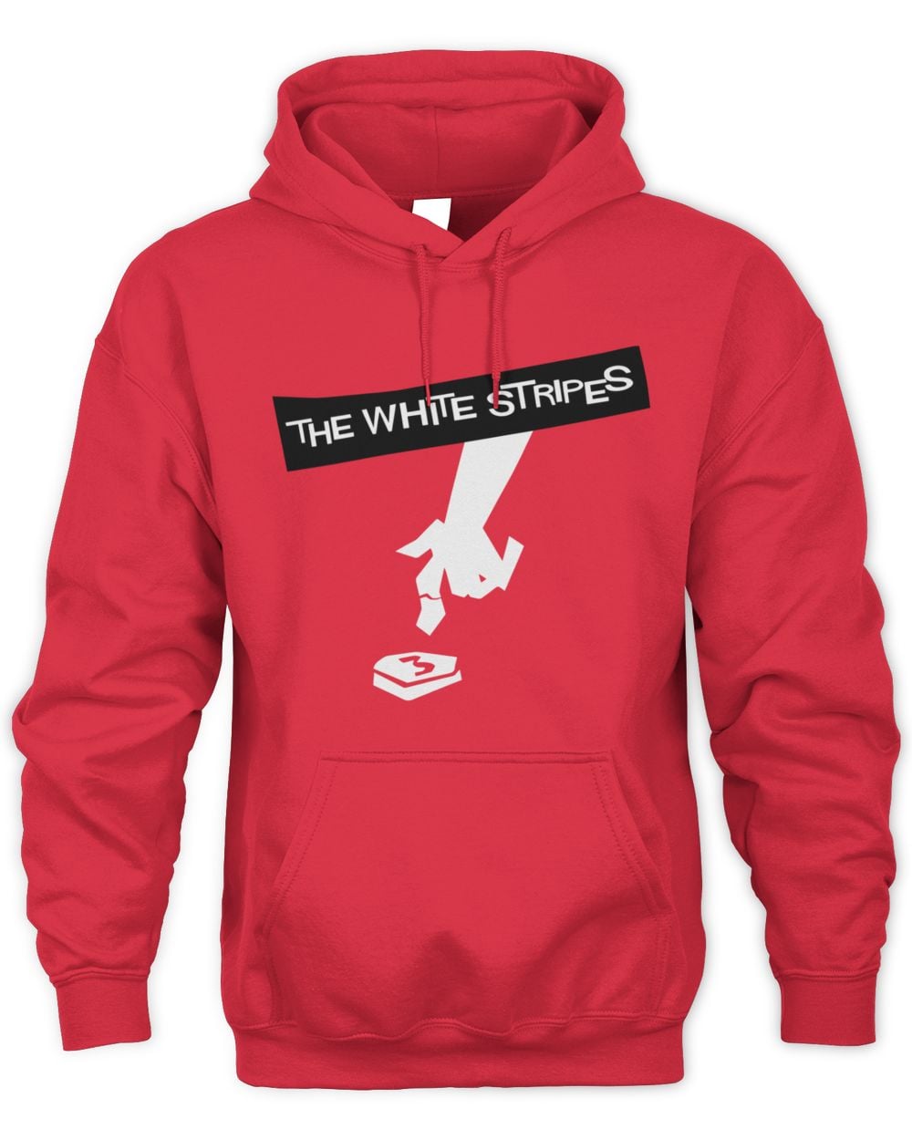 Red Third Man Records The White Stripes Hoodie Sweatshirt