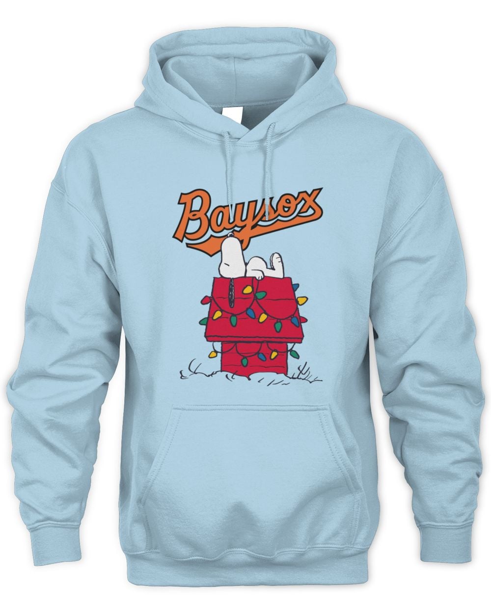 Chesapeake Baysox Snoopy Holiday Stone Hoodie Sweatshirt