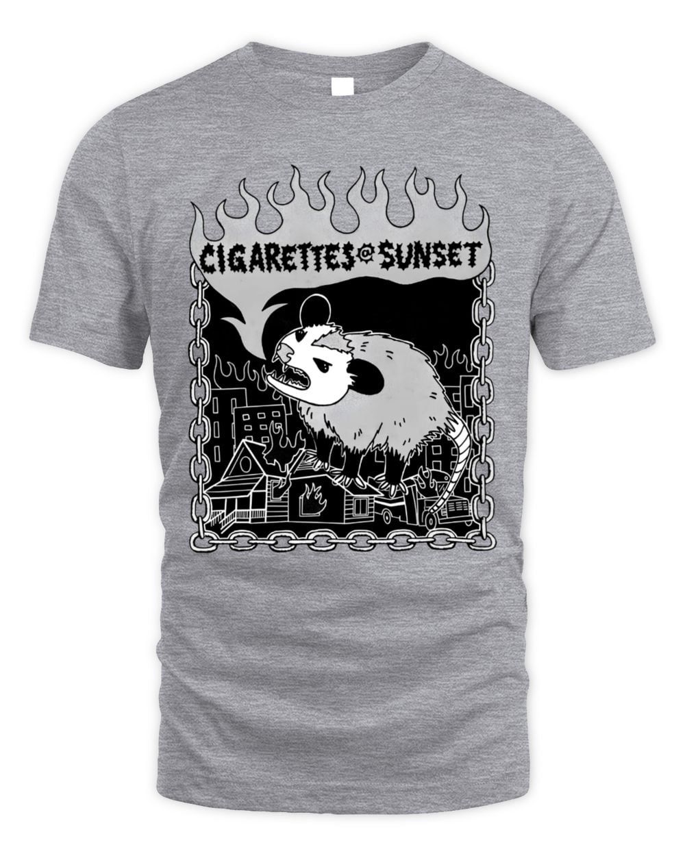 Cigarettes @ Sunset Possum Rock Tee