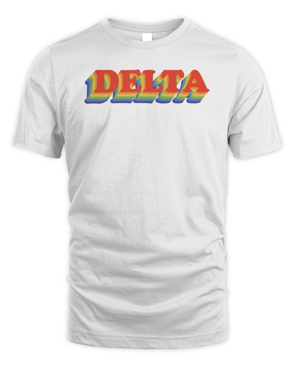 Official Delta Goodrem Delta Rainbow Logo Tee Shirt