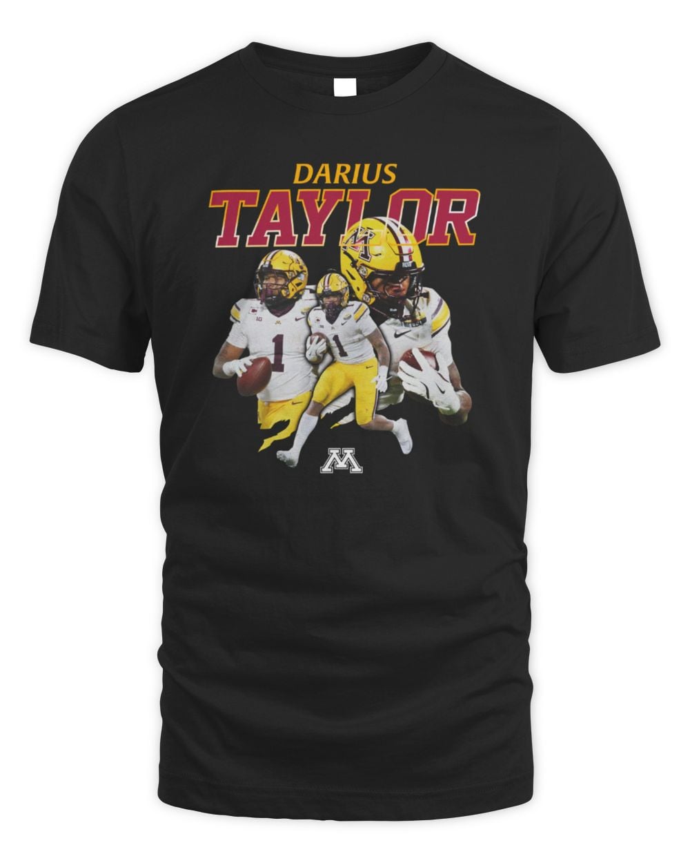 Darius Taylor Minnesota Golden Gophers Unisex NIL Collage T-Shirt