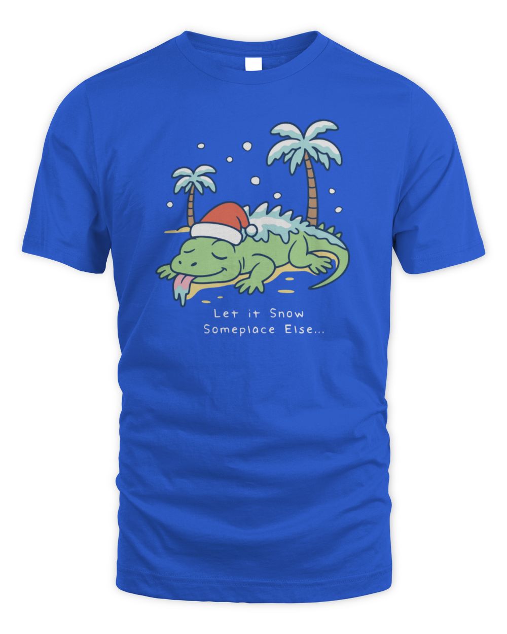 Frozen Iguana T-Shirt Royal
