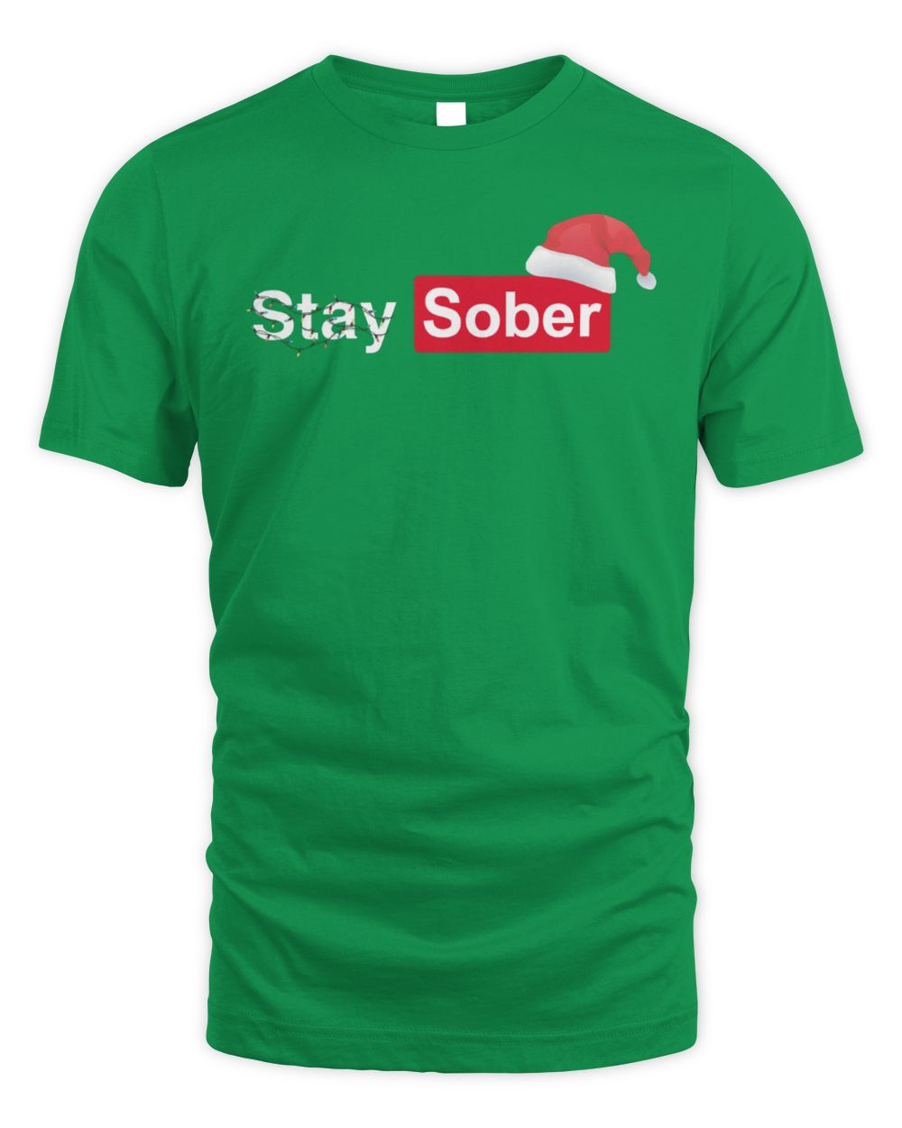 Stay Sober Merch Stay Sober Christmas Tee Shirt