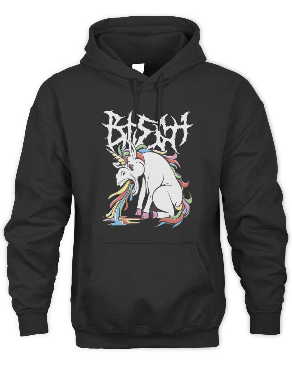 Devilry Clothing Blegh Unicorn Vomit Hoodie
