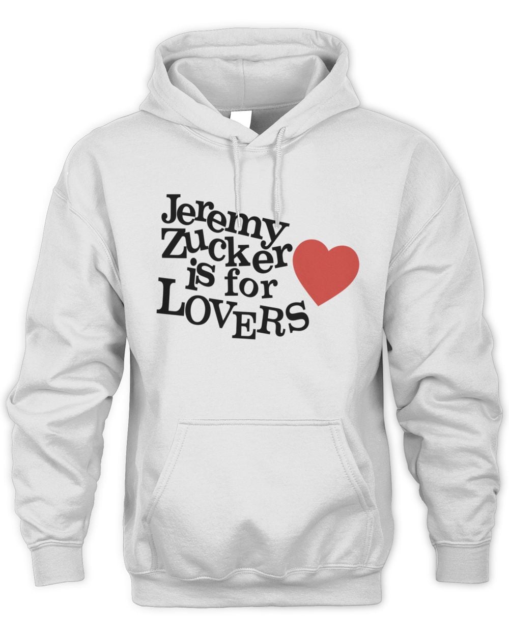Jeremy Zucker Jersey Is For Lovers White Hoodie Sweatshirt