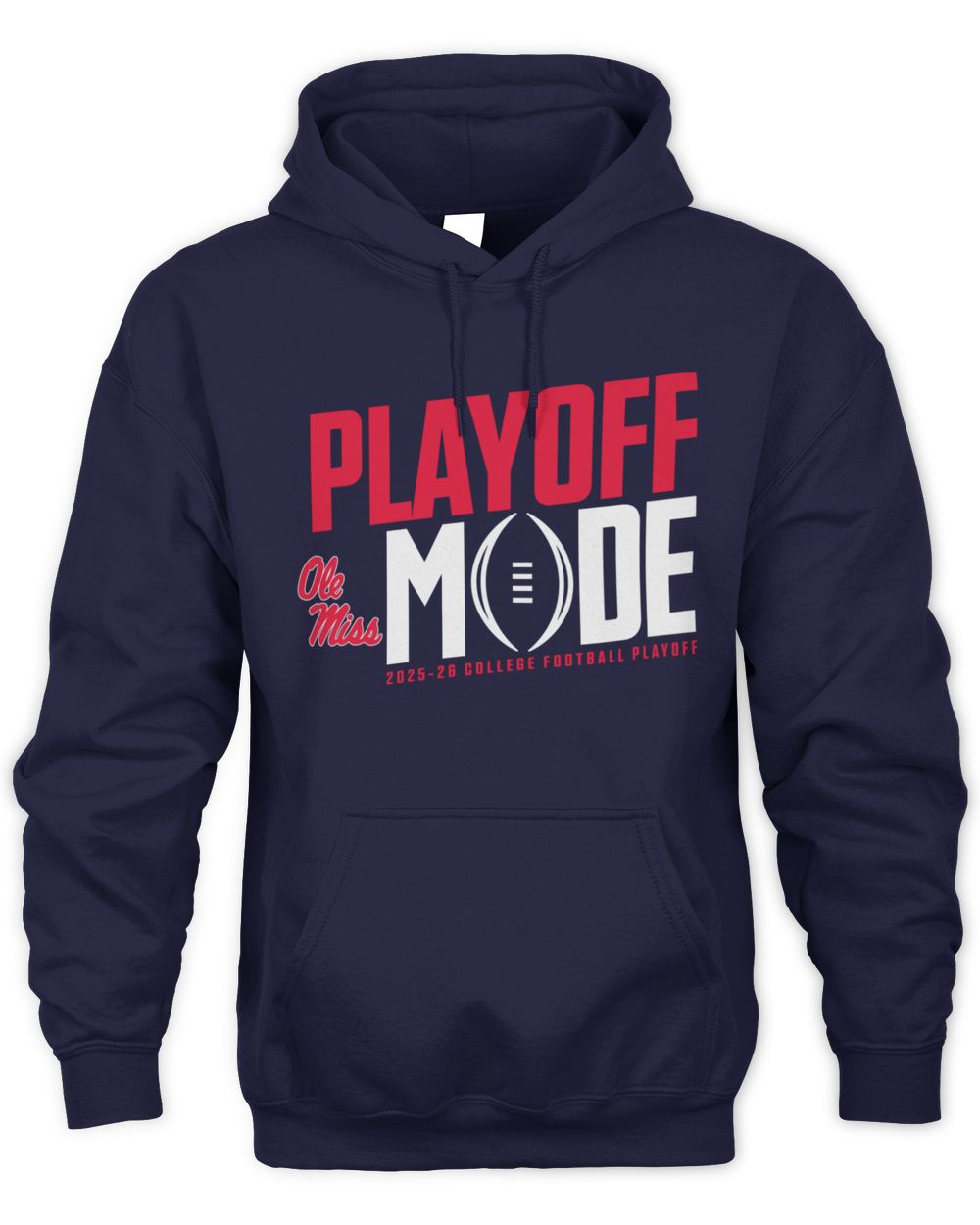 Ole Miss Rebels 2025-26 College Football Playoff Pass Protection Hoodie Sweatshirt