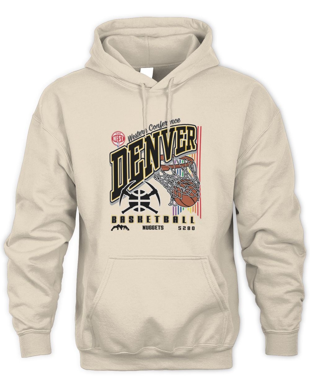 Denver Nuggets 2025 City Edition Stone Hoodie Sweatshirt