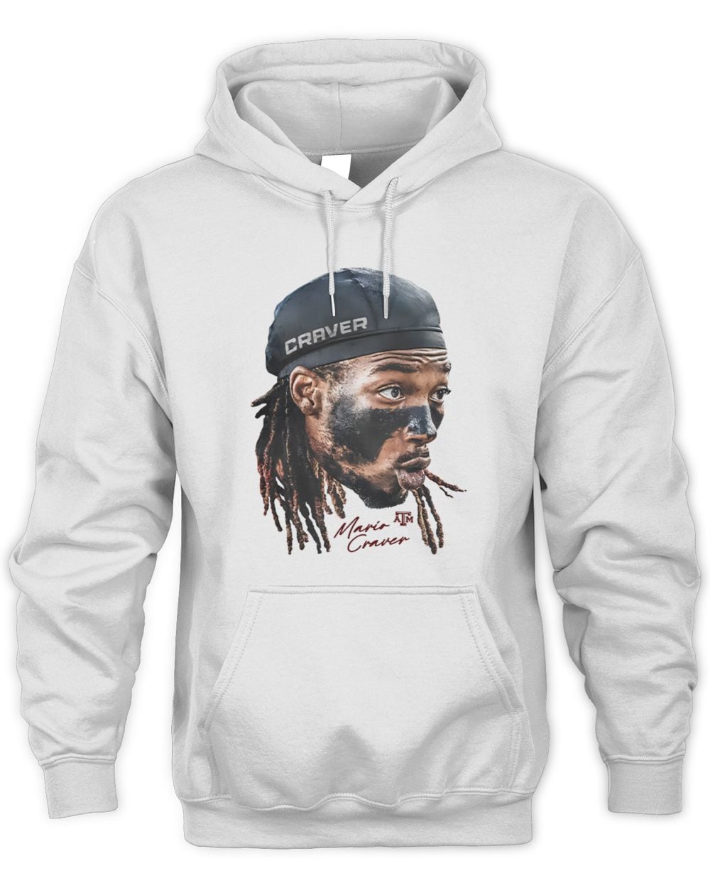 Mario Craver Texas A&M Aggies Unisex Game Face NIL Hoodie Sweatshirt