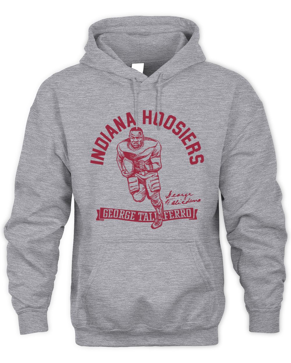 Indiana Hoosiers Legendary George Taliaferro Hoodie Grey