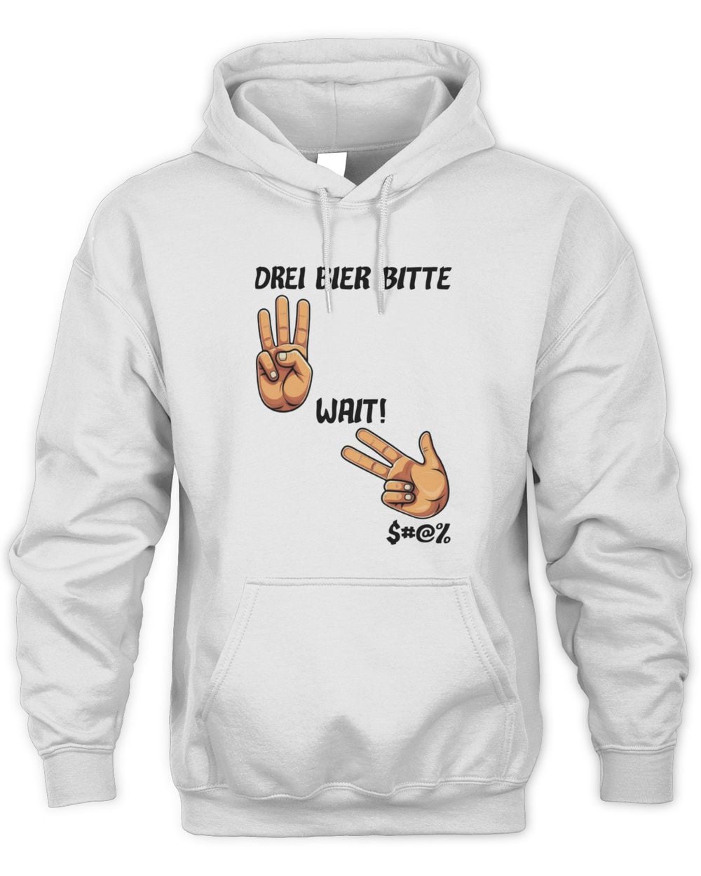 Drei Bier Bitte 3 Wait 3 Beers Hoodie
