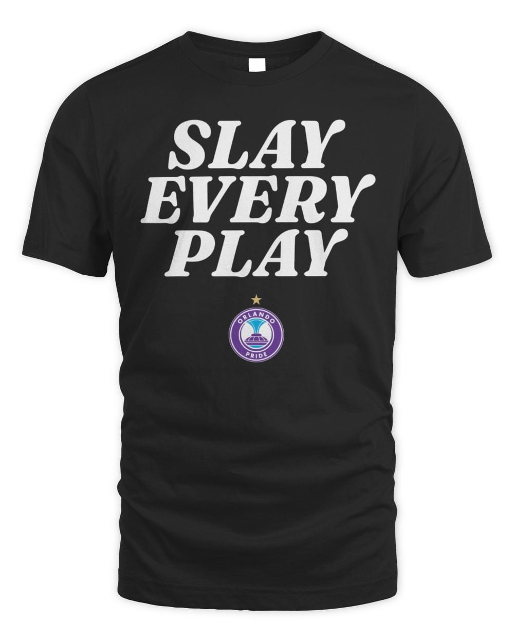Orlando Pride Shop Slay Every Play T-Shirt Black