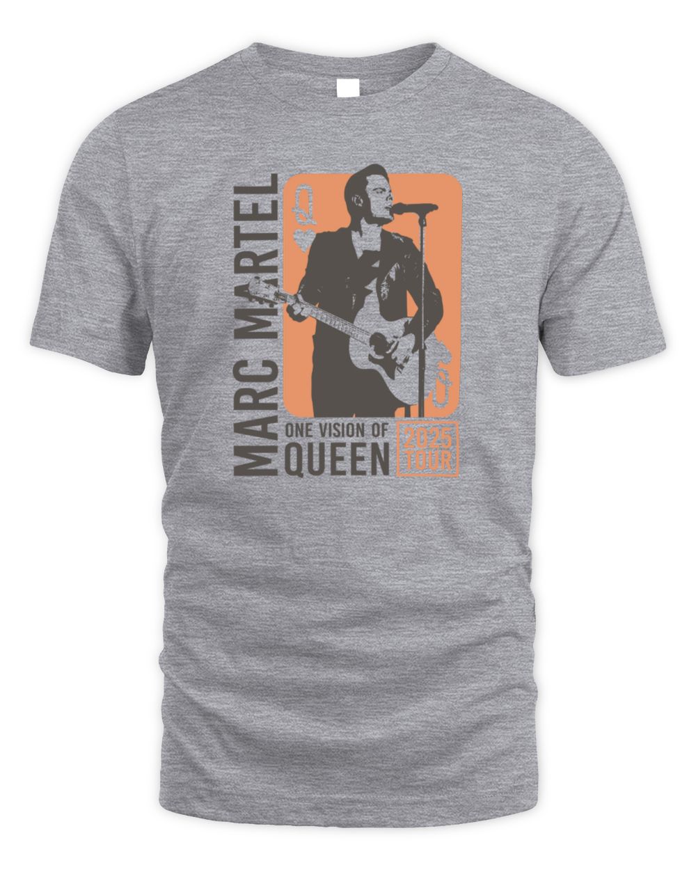 Marc Martel One Vision 2025 Grey Tour T-Shirt