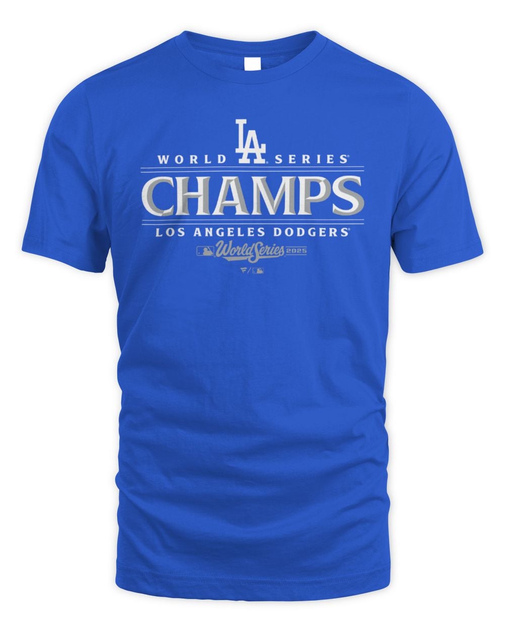 Men's Royal Los Angeles Dodgers 2025 World Series Champions Primary Play T-Shirt