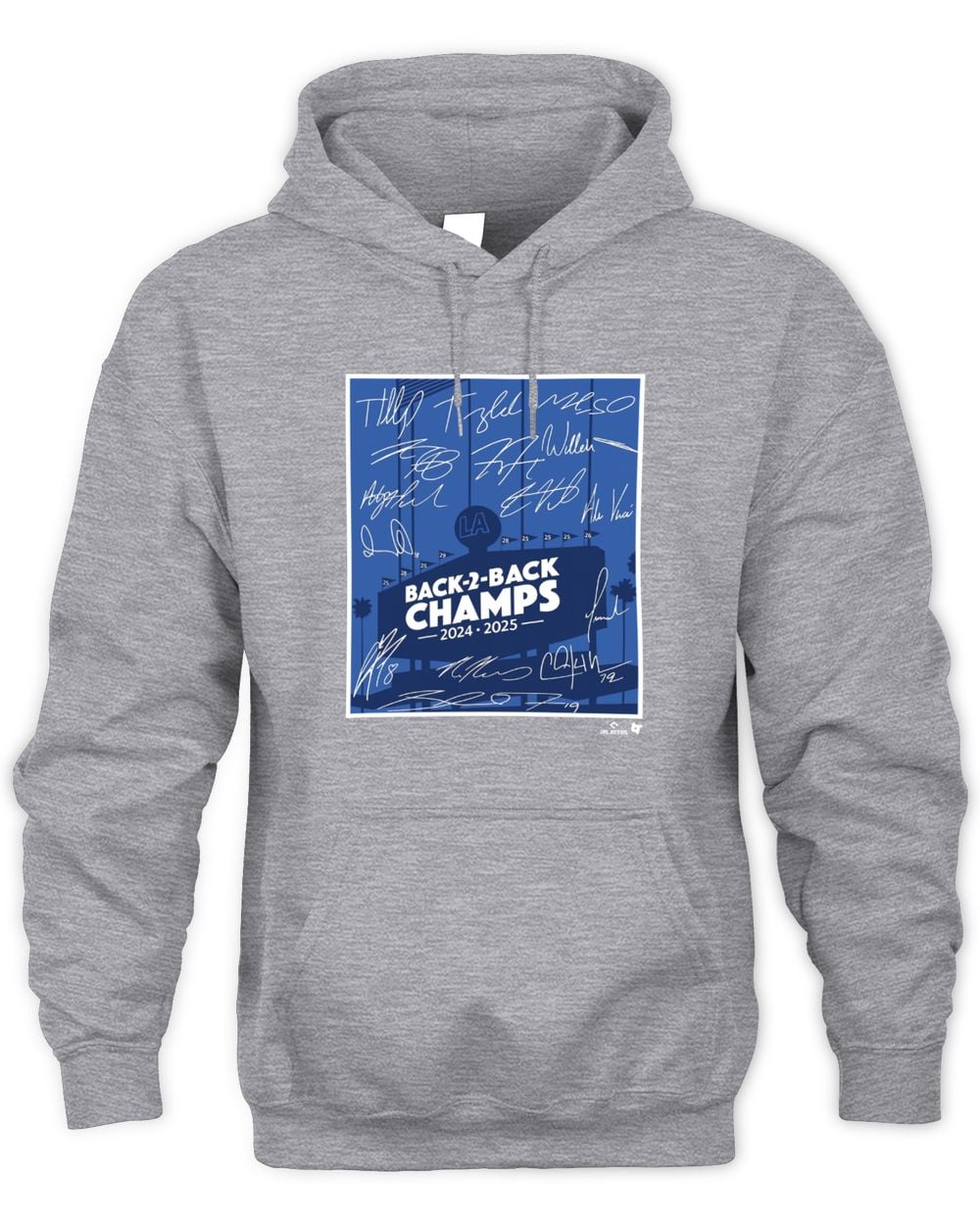 Los Angeles Baseball Back-To-Back Champs 2025 Hoodie