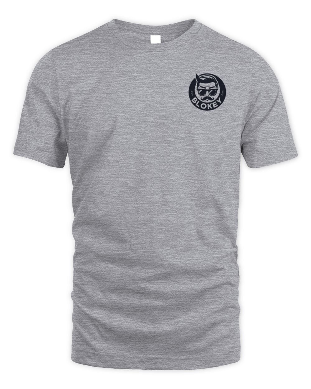 Blokey Merch Logo Blokey T-Shirt Grey