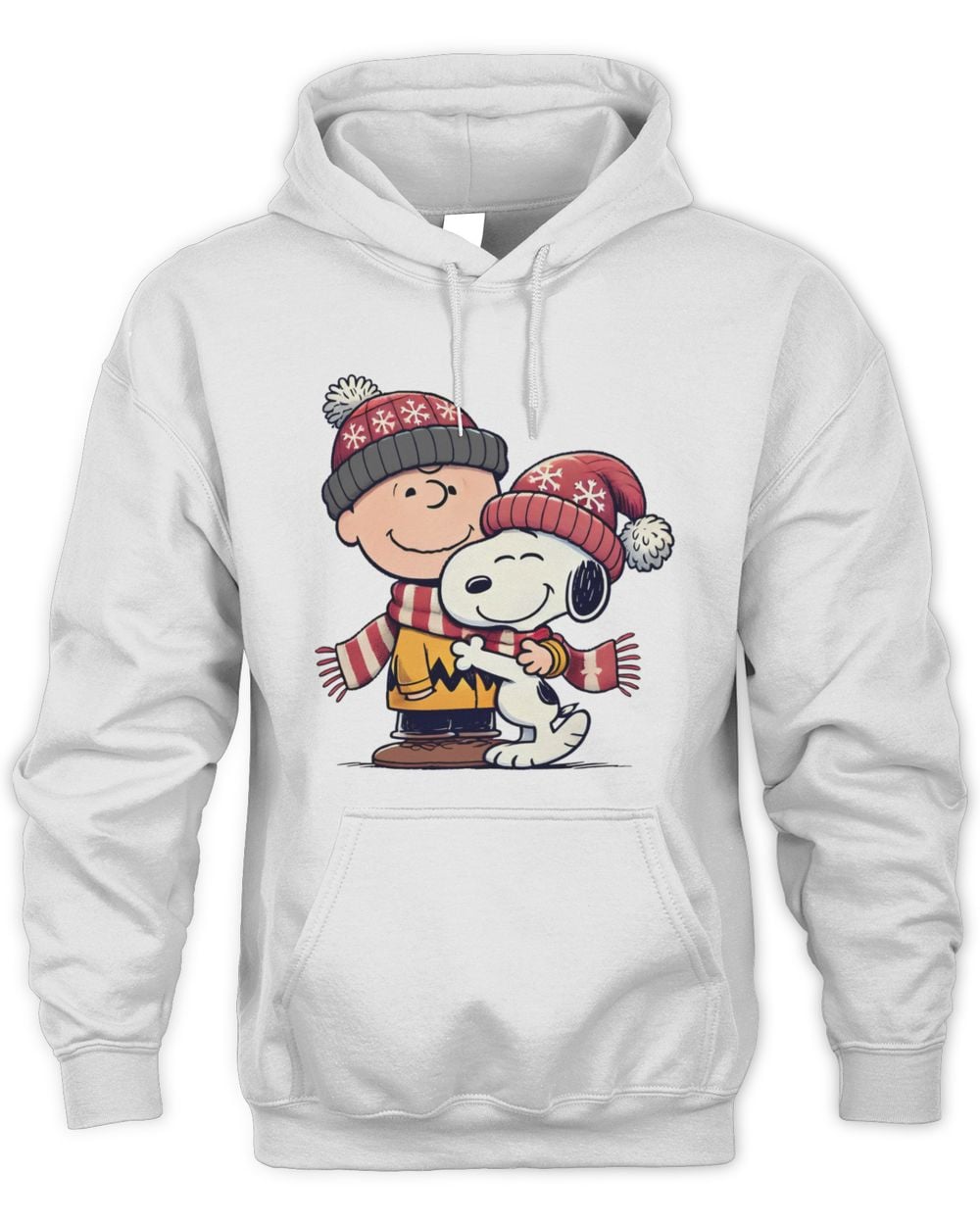 Snoopy And Charlie Brown Hug Christmas Season Hoodie Sweatshirt