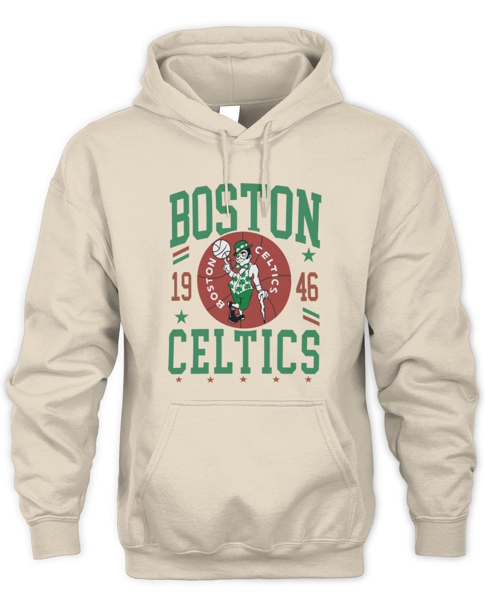 Boston Celtics 1968-1977 Hardwood Classics Chrome White Hoodie Sweatshirt