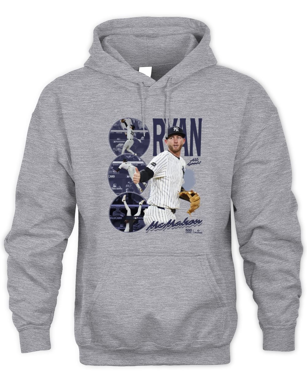 Ryan McMahon New York Y Spectacular Catch Hoodie Sweatshirt