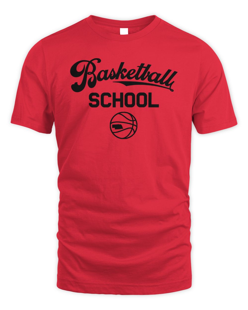 Bbb Printing Store Basketball School T-Shirt Red