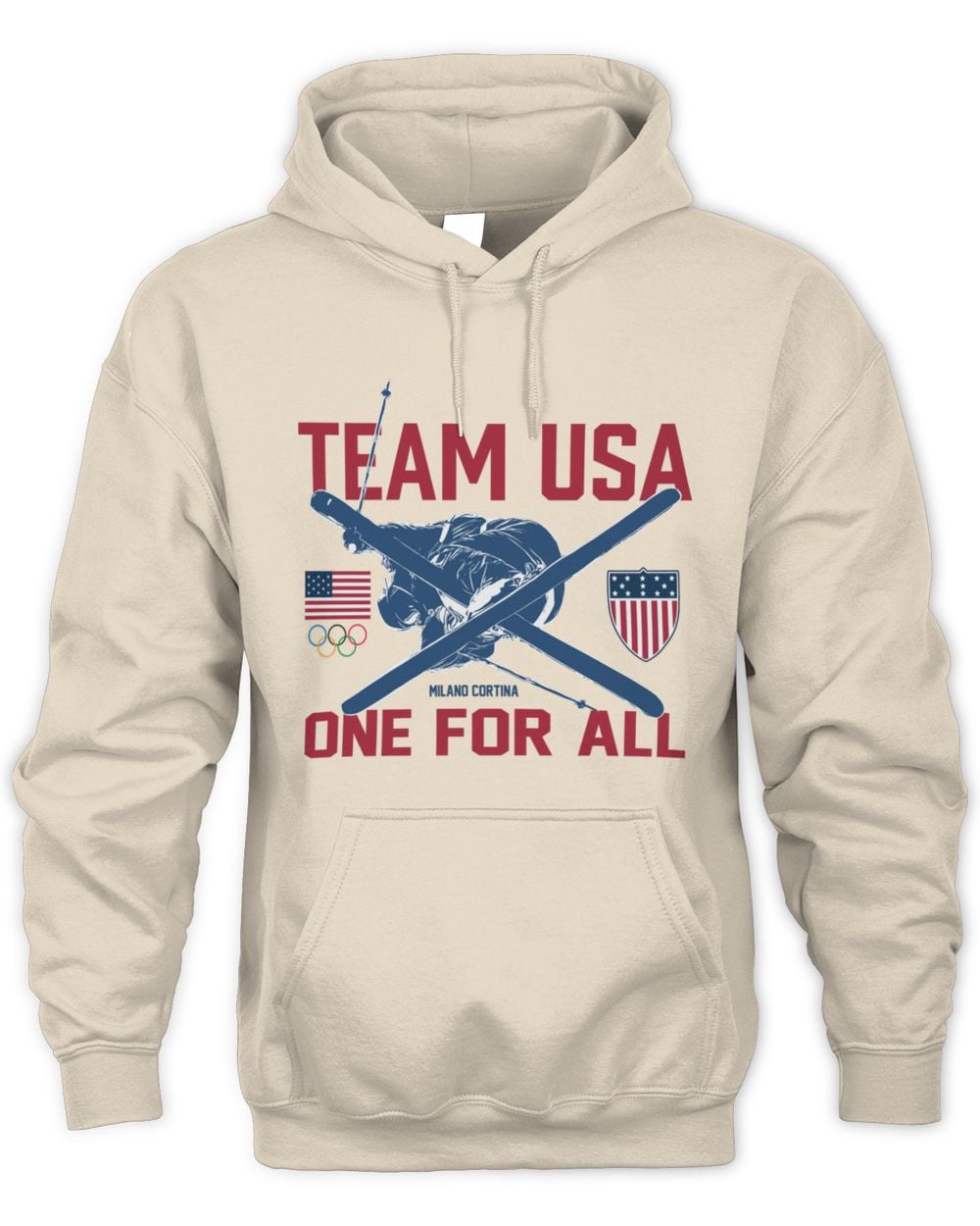 Team USA 2026 Winter Olympics Freestyle Skiing Official Hoodie