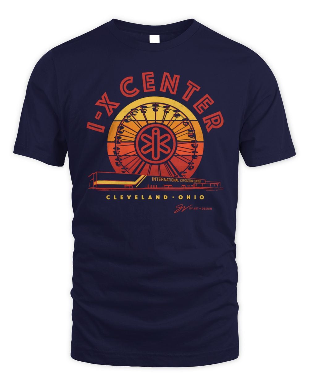 GV Art And Design I-X Ferris Wheel T Shirt