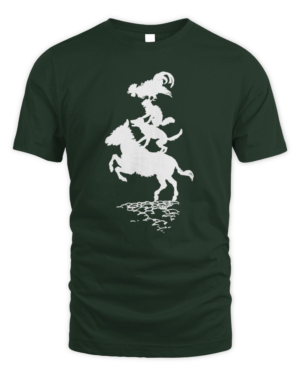 Bremen Town Musicians In White T-Shirt