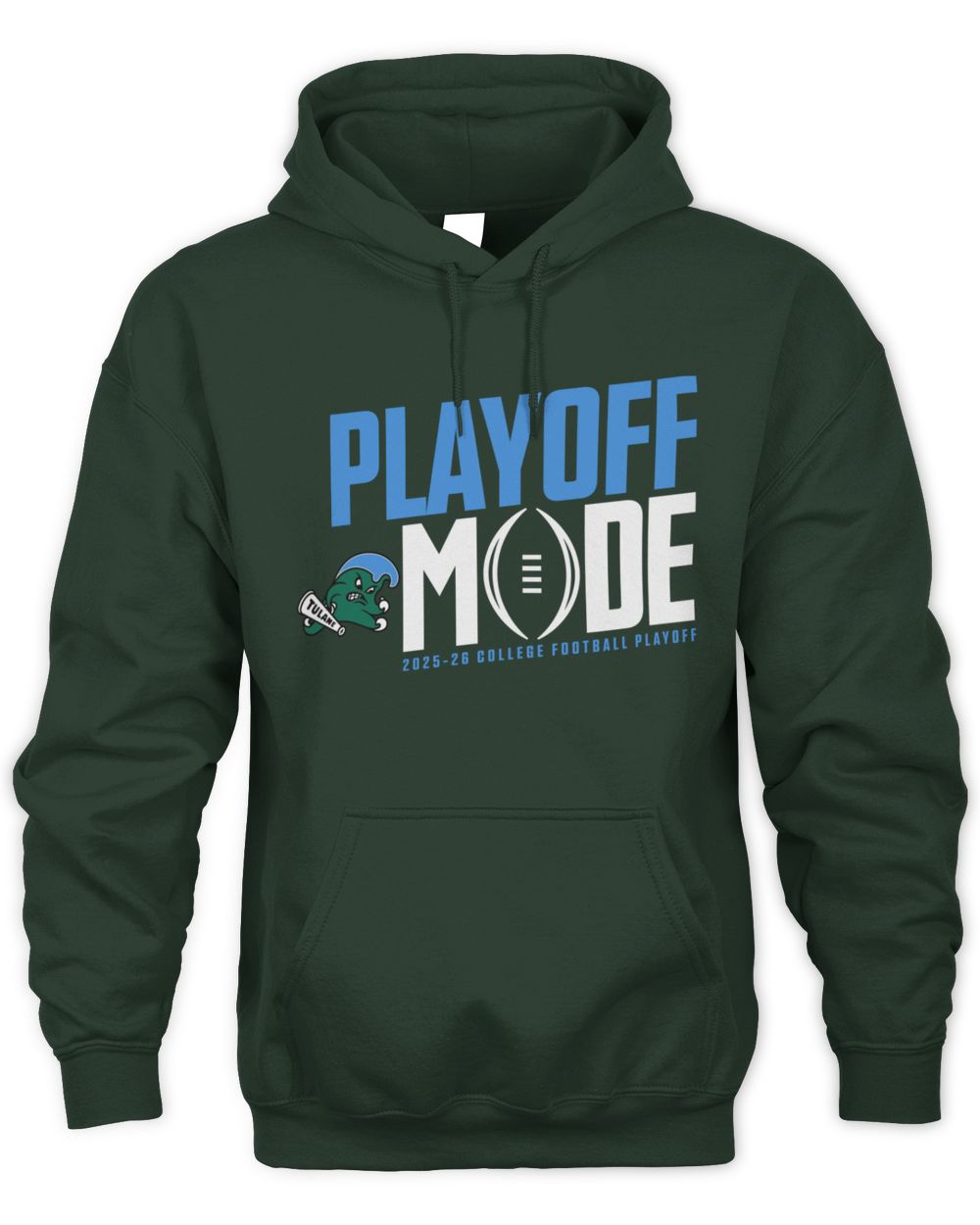 Tulane Green Wave 2025-26 College Football Playoff Pass Protection Hoodie Sweatshirt