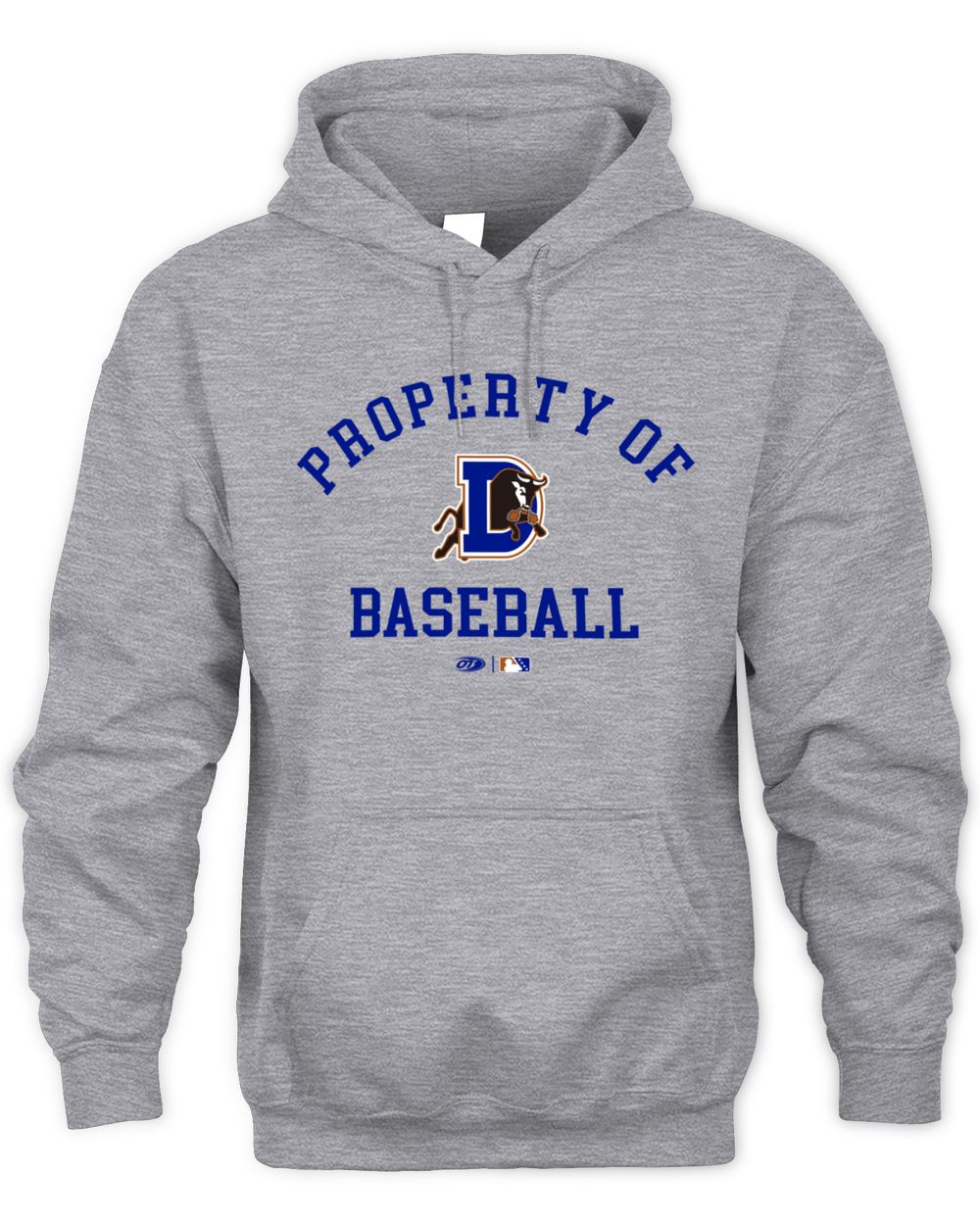 Durham Bulls Property Of Hoodie Grey