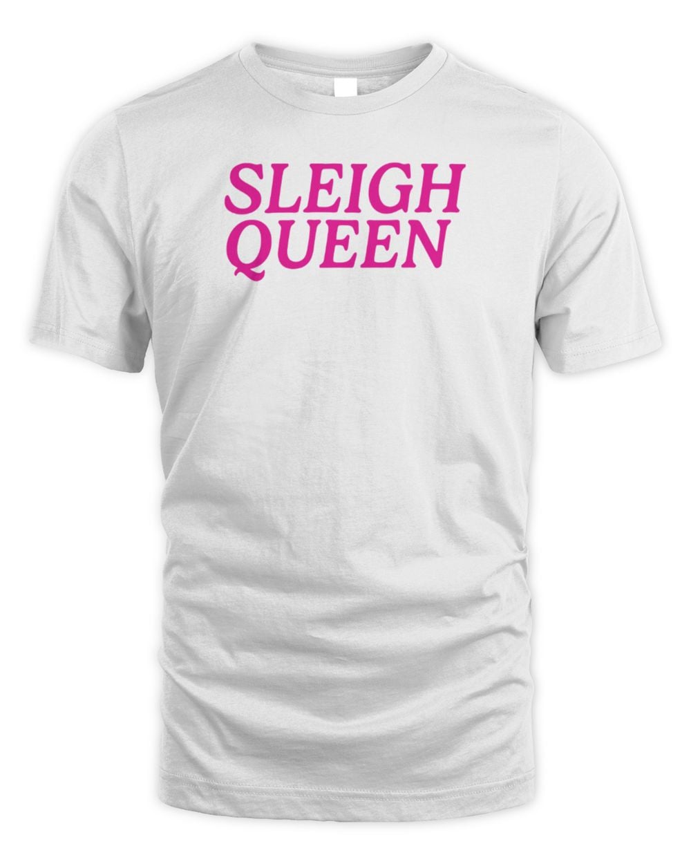 Sleigh Queen Logo White T-Shirt