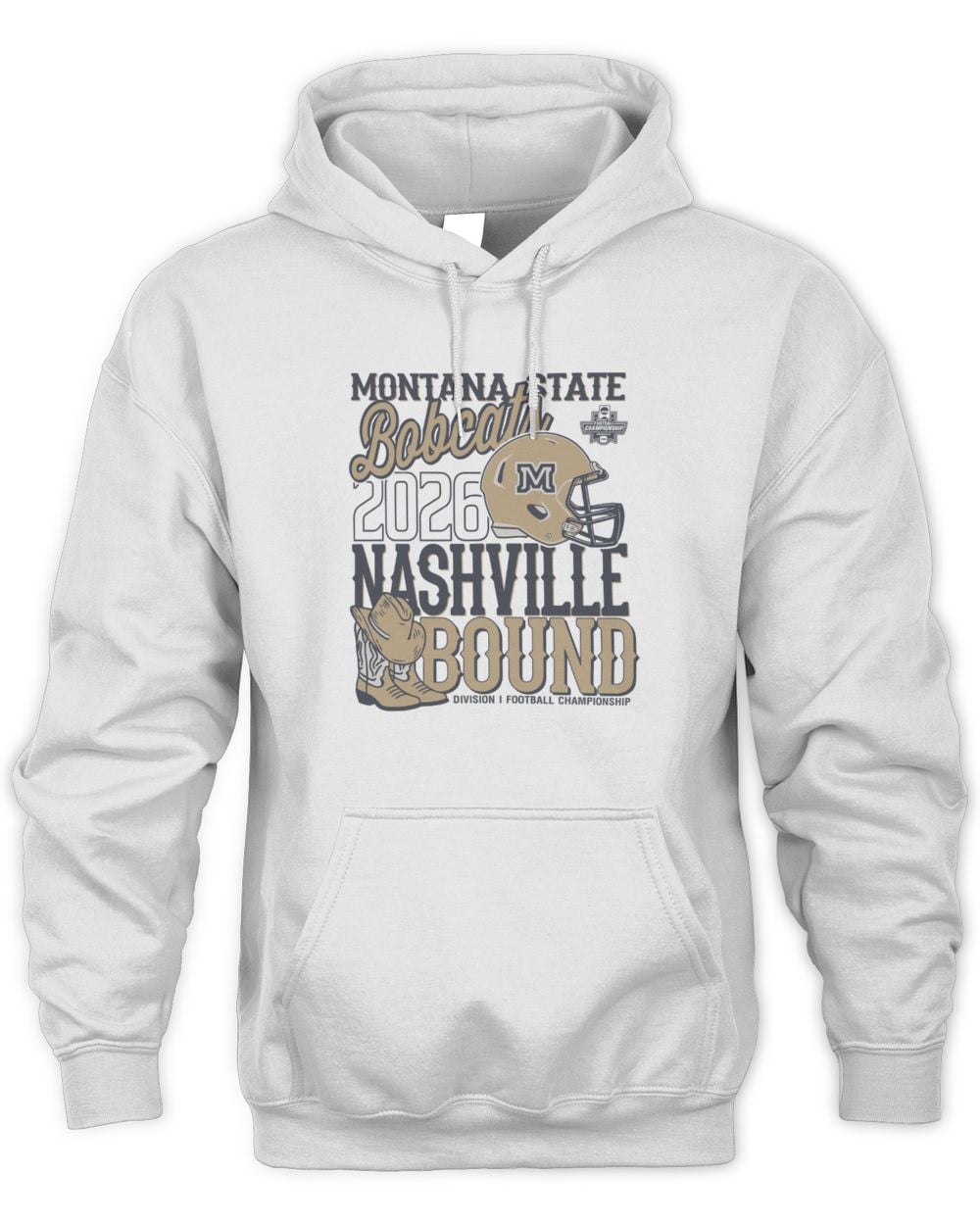 Montana State Bobcats 2025 Nashville Bound Campbell Hoodie Sweatshirt