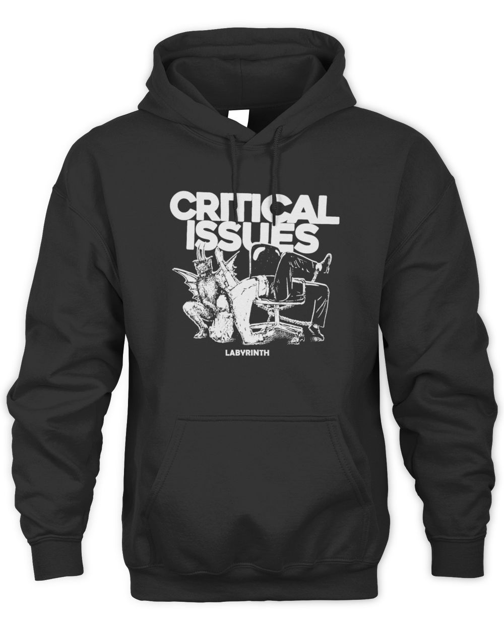 Disaster Records Critical Issues Labyrinth Hoodie Sweatshirt