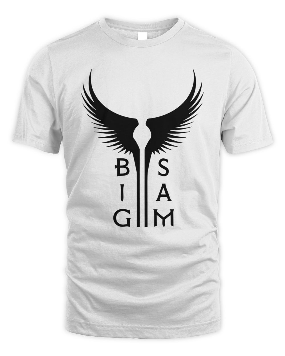 Big Sam Traditional Logo T-Shirt White