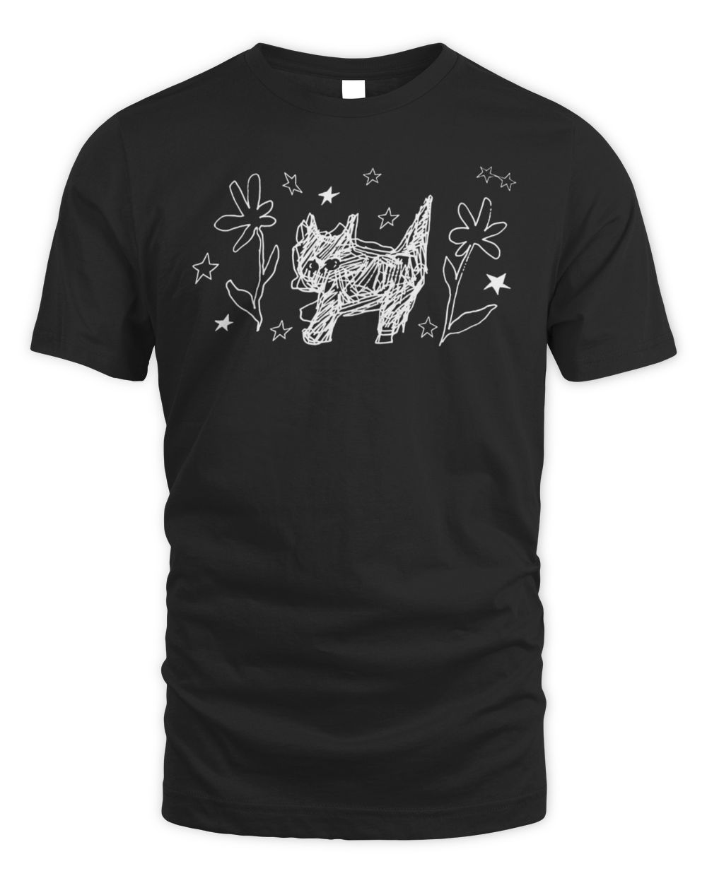 Beabadoobee Merch Black Space Cat T-Shirts