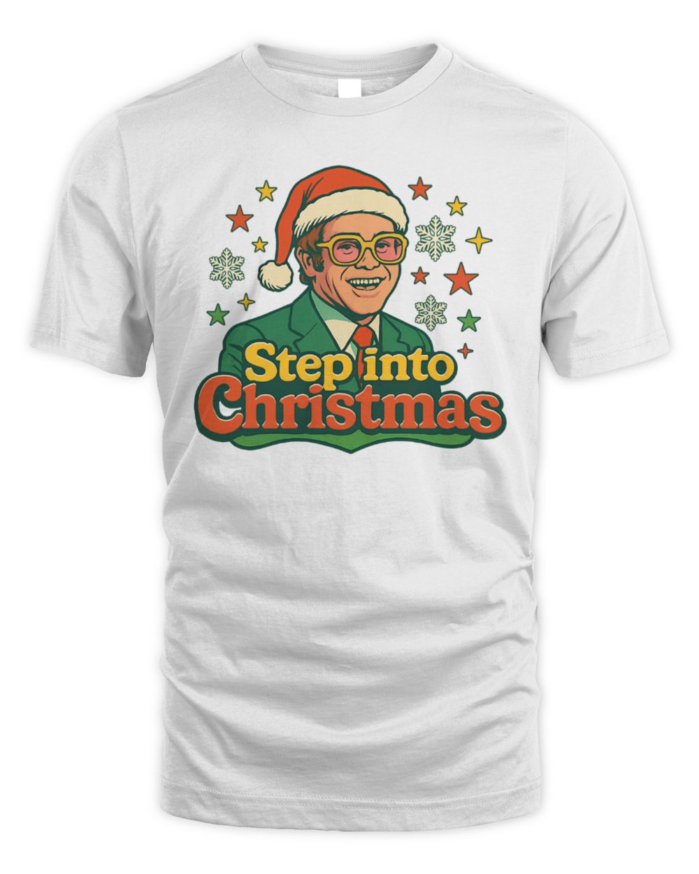 Step Into Christmas Elton John T Shirt